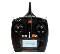 Tihoho Spektrum DX6e 6-Channel DSMX 2.4GHz RC Radio Transmitter Only (No Receiver) with 250 Model Memory | Telemetry | Wireless Trainer Link, SPMR6655