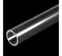 TIHONORI 1 Piece Acrylic Tube OD 140mm - 170mm Wall Thickness Optional Length 500mm for DIY Projects, Lamps, Water Cooling Systems,Clear,140mm&3mm