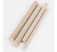 TIHONORI 1 Piece PEEK Rod Round Bar Dia 15mm-22mm Length 600mm, Polyether Ether Ketone Plastic Rod, Engineering Plastic for CNC Machining, Industrial Applications,20MM