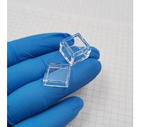 TIHONORI 10pcs Acrylic Box Trays for 10mm 0.39" Element Cubes Clear Case Periodic Table Bracket for Elements Collections Displays