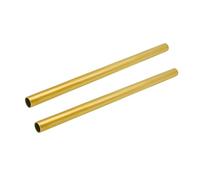 TIHONORI 2 PCS 500mm Length Brass Round Tube OD 11mm,12mm,13mm Brass Tubing for DIY Crafts,12mm*0.8mm