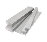 TIHONORI 2 Pieces 6061 Aluminum Flat Bar 5mm Thick, 25-40mm Width, 500mm Length Lightweight Durable Aluminum Strip for DIY, Industrial Use, Engineering Projects,35mm