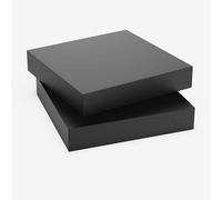 TIHONORI 2 Pieces Rubber Pads 50mm x 50mm, 2mm-50mm Thick, Heavy Duty Anti-Slip Rubber Blocks for Furniture, Machines, Workbench,5mm