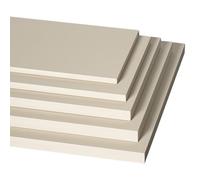 TIHONORI Anti-Static PEEK Sheet, High Temp Conductive Polyether Plastic Plate, Advanced PEEK Material for Industrial and DIY Use,50×50×1mm 4Pcs
