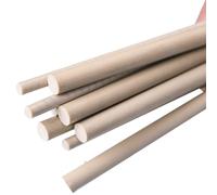 TIHONORI PEEK Rod 10-20mm Diameter 200mm Length Pure Polyether Ether Ketone Machinable Engineering Plastic Industrial Chemical Resistant ESD Safe CNC Precision Parts,20mm