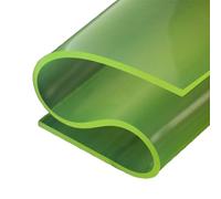 TIHONORI Polyurethane Sheet,PU Plate,Elastic Rubber Board Oil Wear Resistant Shock Absorbing Pad,Length 100-300Mm,Thick 1-20Mm,200 * 200 * 2mm(2 sheets)