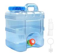 TIHOOK 10/12/18L Water Container with Tap, Portable Camping Water Container, BPA-Free Drink Water Carrier, Easy Clean Water Tank, for Home, Camping Outdoor, Party, Van, RV, School, Emergency