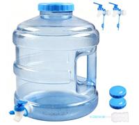 TIHOOK 11.3L Water Container with Tap, Portable Camping Water Container | BPA-Free Drink Water Carrier, Easy Clean Water Tank, for Home, Camping Outdoor, Party, Van, RV, School, Emergency