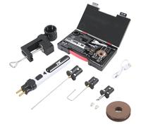 TIHOOK 4-in-1 Styrofoam Cutter, Electric Foam Cutter 550℃, 100-240V/18W Hot Wire Cutter with LED USB-C Charging Heating Wire and Holder for Cutting Plastics, Foam