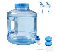 TIHOOK 7.5L Water Container with Tap, Portable Camping Water Container | BPA-Free Drink Water Carrier, Easy Clean Water Tank, for Home, Camping Outdoor, Party, Van, RV, School, Emergency