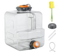 TIHOOK15L Water Container with Tap, Portable Camping Water Container, BPA-Free Drink Water Carrier, Easy Clean Water Storage Tank, for Home, Camping Outdoor, Party, Van, RV, School, Emergency