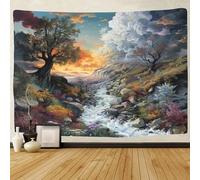 TIICZAAKL Beautiful Scenery Tapestry 3D Print Tapestries Wall Hanging Wall Cloth Background Home Decor for Decorations Bedroom Party Beach Living Room Dorm 130cmx150cm
