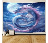 TIICZAAKL Dragon Tapestry 3D Print Tapestries Wall Hanging Wall Cloth Background Home Decor for Decorations Bedroom Party Beach Living Room Dorm 70cmx100cm