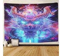 TIICZAAKL Dragon Tapestry 3D Printed Animal Theme Tapestries Wall Hanging Poster Blanket Wall Art Decor for Decorations Living Room Bedroom Dorm Apartment 100cmx150cm