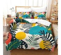 TIICZAAKL Floral 3D Printed Duvet Cover Set 3 Pieces Bedspread Soft Microfiber with Zipper Closure,Pillowcases for Kids Girls Boys Adults Bedroom King(220x240cm)