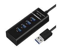 Tiiiopkvvv 4 Port USB3.0 Hub High Speed Multi USB Splitter Expander Computer PC Laptop Accessories USB3.0 Hub Adapter