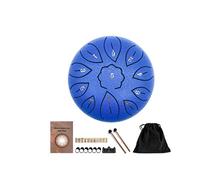 Tiiiopkvvv 6-inch 11-Tone Percussion Instrument for Beginners Tuning Steel Drum Drummer Rattle Drum Copper Tongue Drum (Color : D) (B)