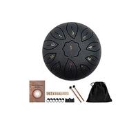 Tiiiopkvvv 6-inch 11-Tone Percussion Instrument for Beginners Tuning Steel Drum Drummer Rattle Drum Copper Tongue Drum (Color : B) (D)