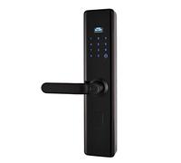 Tiiiopkvvv Door Locks with Keys Home Security Door Fingerprint Lock Smart Lock Swipe Password Automatic Unlocking Multi-Factor authentication