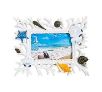 Tiiiopkvvv Photo e Coral Shell Photo e 6 Inch Resin Creative Wedding Photo e Decoration Ocean Romance Mediterranean Style Home Crafts Desktop Photo e