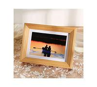 Tiiiopkvvv Photo e e Wooden Photo e for Desktop or Wall-Mounted High-Definition Floating Display Photo e Desktop Photo e (Size : B(4 * 6inch)) ()