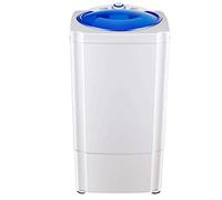 Tiiiopkvvv Portable Compact Spin Dryer,Electric Roller Spin,Stainless Steel,Built-in Drain,for Camping,Apartments,Dorms,College Rooms