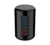 Tiiiopkvvv Power Adapter USB 3.0 Hub Fast Charger Hub Desk Splitter RJ45 Ethernet Expander Computer Accessories for MacBook Pro