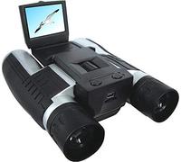 Tiiiopkvvv Professional 12x32 Binoculars 5mp CMOS Digital Camera 2.0'' TFT Screen HD 1080P Camera Telescope -A (A)