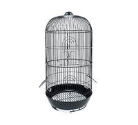 Tiiiopkvvv Roundness Birdcage The Parrot Cage Large Size Luxury Villa White Birdcage Cockatiel Peony Bird Birdie Cage Bird Perches