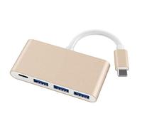 Tiiiopkvvv Type C Connection HUB3.0 Power Supply PD Charger USB Distributor 3.0 Extension Power Supply (Color: A) (B)