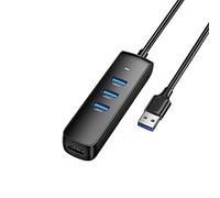 Tiiiopkvvv USB Hub 3.0 Mini 4 Port USB 3.0 Splitter Micro USB Hub Adapter Phone Docking Station Laptop