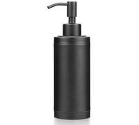 Tiilan Countertop Hand Soap Dispenser, Washing up Liquid Pump Bottle for Bathroom & Kitchen, Stainless Steel Free Standing 300ml - Black