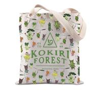 TIIMG Kokiri Forest National Park Gift Japanese Video Game Player Gifts Green Arboretum Plant Lover Gifts Tote Bag, Kokiri Forest, 0