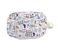 TIIMG Mamma Musical Comedy Gift Dynamos Theater Cosmetic Bag Mamma Musical Actress Makeup Zipper Pouch, mamma musical mb, 0