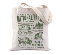 TIIMG Protect Our National Parks Gift Call For Environmental Protection Gift Nature Lover Wildlife Tote Bag, Protect Parks, 0