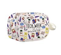 TIIMG Tech Week Musical Actor Actress Gift Drama Musical Performer Encourage Gift Zipper Makeup Bag, tech week mb, 0