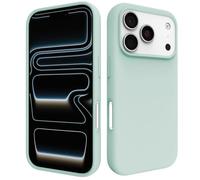 TIIXXA Silicone Case for iPhone 17 Pro Case 6.3", Soft Ultra Slim Protective Shockproof Liquid Silicone 17 Phone Case, Anti-Scratch Microfiber Lining, 6.3 inch (Azure)
