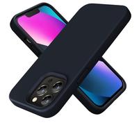 TIIXXE Silicone Case Compatible with iPhone 13 PRO Case Soft Ultra Slim Protective Shockproof Liquid Silicone Phone Case,Anti-Scratch Microfiber Lining, 6.1" Midnight Blue