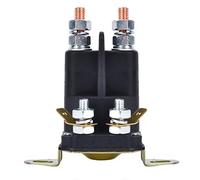 Tiiyee 100A Starter Solenoid, Starter Solenoid Relay Rated Voltage 12VDC Normally Open Dust Proof Magnetic Switch Valve Electric Control Device with 4 Binding Post for Car Vehicle Boat