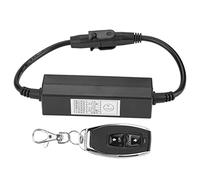 Tiiyee 12V Wireless Remote Control Switch, DPDT Relay Controller for Linear Actuator, Forward Reverse Motor Control for Electric Curtain Garage Door Water Pump Lock Stroke DC Motor Mounting (12V DC)