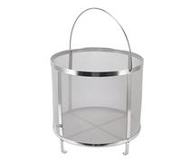 Tiiyee 30 cm Beer Hopper Filter, Hop Filter Spider Stainless Steel Strainer Maker Micron Mesh Cartridge Barrel Grain Basket for Homebrew Hops and Tea Brewing Bucket Fermenter Kettle