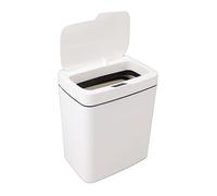 Tiiyee Automatic Trash Can, Motion Sensor Can Touchless Infrared Trashcan 18L Small Garbage Can Electric Plastic Waste Bin High Capacity with Lid for Living Room Bedroom Office Kitchen