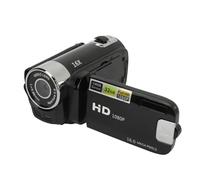 Tiiyee Digital Video Camera, 1080P Vlogging Camera 16X Zoom Point and Shoot DV 16MP Portable Camcorder 2.7 Inch LCD Screen Built in Battery for Kid Student Children Teen Girl Boy (Black)