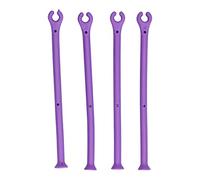 Tiiyee Dishwasher Wine Glass Holder, Silicone Attachment Stemware Saver Rack Bendable Flexible Adjust Washing Assistant for Home Bar Champagne Tether Protector Secure Glass Tips from Breakage Scratch