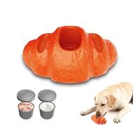 Tiiyee Dog Chew Toy for Aggressive Chewers, Licking Slow Feeder Freezer Toy with 2 Ice Trays, Indestructible Food-Grade Nylon Coffee Wood Treat Dispenser Puzzle for Mental Stimulation Boredom Buster