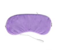 Tiiyee Heated Eye Mask, USB Steam Eye Mask for Relaxation, Reusable Warm Compress for Travel Home Office Use, Comfortable Sleep Eye Cover, Soft Flannel with Adjustable Strap for Women Men (Purple)