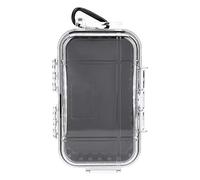 Tiiyee Small Waterproof Storage Case Shockproof Airtight Survival Box Storage Container Case Portable Airtight Carry Box Black Dry Storage Box (transparent)