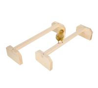 Tiiyee Square Pole Safe Wooden Hens Roosting Stand, 2pcs Large Bird Stand Pet Supplies Coop Brooder Bird Perch for Birds Poultry Rooster Chicks