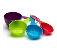 TIJAR® Measuring Cups, 4 Colorful Measuring Cups Set for Liquids & Dry Ingredients & General Kitchen Use, Perfect for Baking & Cooking, Multi Use Kitchen Essentials