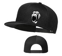 Tijeyi Men's Animal Gorilla Cap Black Baseball Cap Snapback Hats Trucker Hats Adjustable Flat Brim Big Foot Hat Casual Snap Back Hip Hop Hat